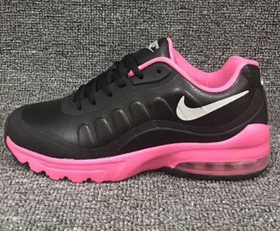 Womens Nike Air Max 95 Leather Black Pink 36-40 Clearance